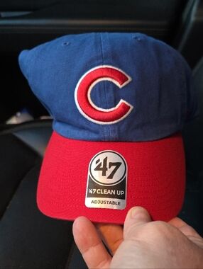 47 Brand Chicago Cubs Cap in Blue and Red